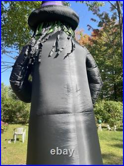 12 Ft Inflatable Cacking Halloween Witch Giant Airblown Excel Cond Inflatable