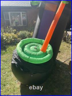 12 Ft Inflatable Cacking Halloween Witch Giant Airblown Excel Cond Inflatable