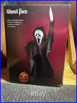 12 Ft. Officially Licensed Scream Ghost Face LED Inflatable Halloween Decoration 12 Ft. Officially Licensed Scream Ghost Face LED Inflatable Halloween Decoration