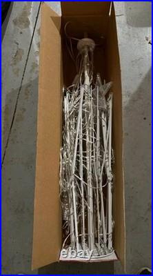 12' Giant-Sized Motion LED Cone Tree with Star Christmas Decor HOME DEPOT. READ