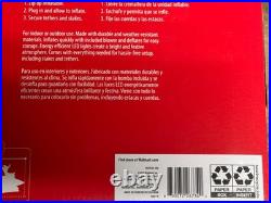 12' LED Santa Reindeer Christmas Tree crew Snowmobile Inflatable Holiday Time