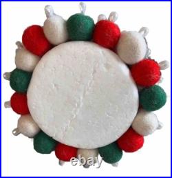 12 Tall Custom One of a Kind Handmade Felt Wool Pom-Pom Christmas Tree Holiday 12 Tall Custom One of a Kind Handmade Felt Wool Pom-Pom Christmas Tree Holiday