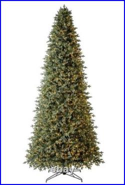 12 ft. Elegant Twinkling Grand Fir LED Pre-Lit Artificial Christmas Tree