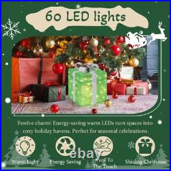 12in Motorized Pop-up Gift Box with Snowman, Outdoor Christmas Decorations w Motor