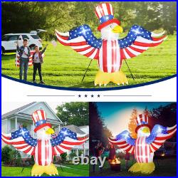 13FT 4Th of July Decorations Outdoor, Patriotic Inflatable Eagle Decoration, Ind