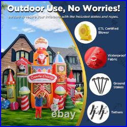 13.5 FT Christmas Inflatables Candy Castle Christmas 2025 NEW LED 13.5 FT Christmas Inflatables Candy Castle Christmas 2025 NEW LED