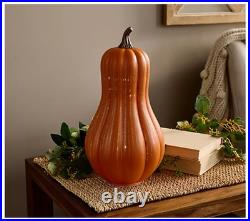 13 Illuminated Starry Night Glass Gourd by Valerie