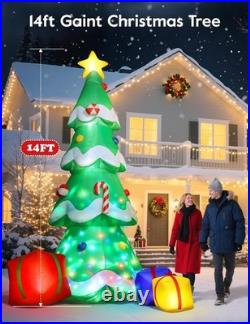 14FT Christmas Tree Inflatable Outdoor Decoration, Giant Christmas Inflatable 14FT Christmas Tree Inflatable Outdoor Decoration, Giant Christmas Inflatable