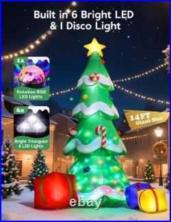 14FT Christmas Tree Inflatable Outdoor Decoration, Giant Christmas Inflatable 14FT Christmas Tree Inflatable Outdoor Decoration, Giant Christmas Inflatable