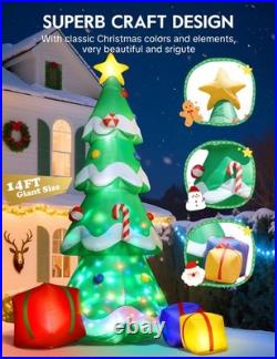 14FT Christmas Tree Inflatable Outdoor Decoration, Giant Christmas Inflatable 14FT Christmas Tree Inflatable Outdoor Decoration, Giant Christmas Inflatable