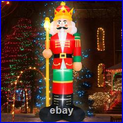 14FT Lighted Nutcracker Christmas Inflatable Yard Decoration for Holidays