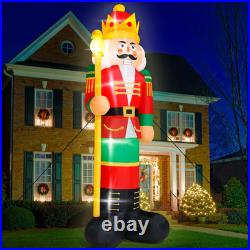 14FT Lighted Nutcracker Christmas Inflatable Yard Decoration for Holidays
