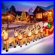 14_FT_Christmas_Inflatables_Outdoor_Decorations_Santa_Claus_Sleigh_and_9_Rei_01_msh