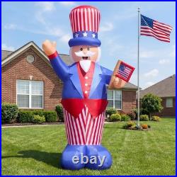 14 Ft Giant Uncle Sam Inflatable 4th Of July Yard Outdoor Decorations Clearance