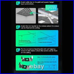 14 Grid Hexagon Garage Light System Honeycomb Hex LED Light for Garage Gym 6500K