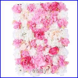 15 Artificial Silk Flower Wall, Flower Backdrop Wall Panels, Flower Wall Panel