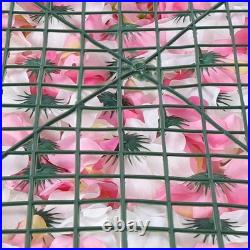 15 Artificial Silk Flower Wall, Flower Backdrop Wall Panels, Flower Wall Panel