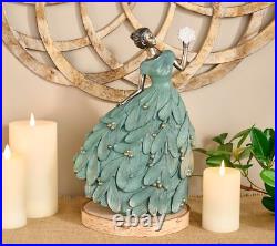 15 Indoor/Outdoor Holiday Maiden with Snowflake by Valerie in Verdigris 15 Indoor/Outdoor Holiday Maiden with Snowflake by Valerie in Verdigris