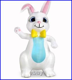 15' Inflatable Illuminated Easter Bunny Hammacher Schlemmer Lightshow