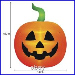 15' LED Colossal Pumpkin Halloween Inflatable Prelit Outdoor Yard Holiday Decor
