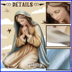 15 Pcs Christmas Outdoor Nativity Set Large Outdoor Yard Signs 4 ft Holy