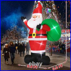 16FT Christmas Inflatables Giant Santa Claus 2025 NEW LED Outdoor Decoration
