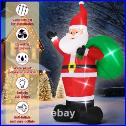 16FT Christmas Inflatables Giant Santa Claus 2025 NEW LED Outdoor Decoration