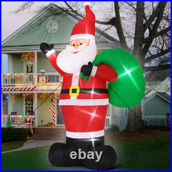 16FT Christmas Inflatables Giant Santa Claus 2025 NEW LED Outdoor Decoration