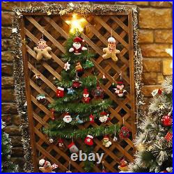 16.4Ft PreLit Christmas Garland With LED Lights Pine Needle Christmas Garland