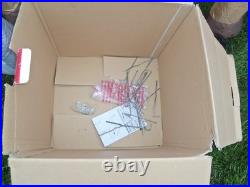 16' FT Airblown Inflatable LED LIGHTED Santa Sleigh Scene and Reindeer