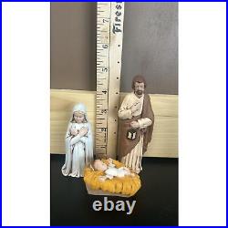 16 Vintage Nativity Scene Ceramic