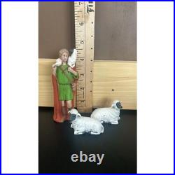 16 Vintage Nativity Scene Ceramic