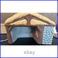 16 Vintage Nativity Scene Ceramic
