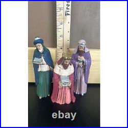 16 Vintage Nativity Scene Ceramic