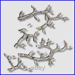 $1750 Michael Aram Silver Espalier Christmas Ornament Hanging Tree Large