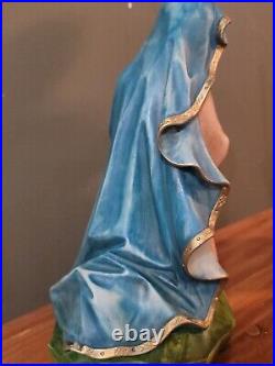 17 HOLY FAMILY Hand Painted ITALY SET of 3 Mache Plaster NWOB Mint Retail $750