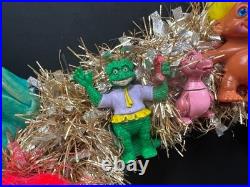 1980s Toys Christmas Wreath Handmade MLP Troll Strawberry Shortcake Care Bears