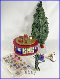 1996 Avon Christmas Is Coming Music Revolving Advent Tree Countdown Lc#0080 NIB
