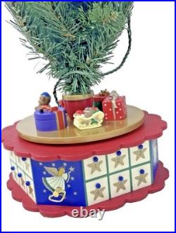 1996 Avon Christmas Is Coming Music Revolving Advent Tree Countdown Lc#0080 NIB