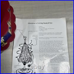 1996 Avon Christmas Is Coming Musical Revolving Advent Tree Countdown Complete