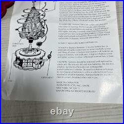 1996 Avon Christmas Is Coming Musical Revolving Advent Tree Countdown Complete
