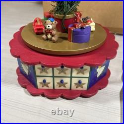 1996 Avon Christmas Is Coming Musical Revolving Advent Tree Countdown Complete
