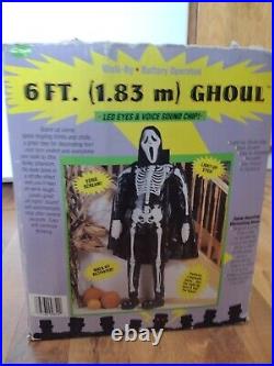 1996 Fun World Ghostface 6ft Ghoul Decoration Halloween Scream Stuffy Working