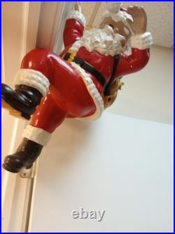 1997 Barthelmess Inc Climbing Santa Claus Resin Indoor Outdoor