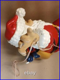 1997 Barthelmess Inc Climbing Santa Claus Resin Indoor Outdoor