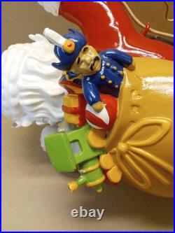 1997 Barthelmess Inc Climbing Santa Claus Resin Indoor Outdoor