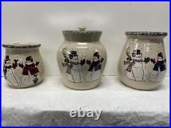1999 Home & Garden Party Ltd Snowman Stoneware Set