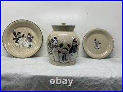 1999 Home & Garden Party Ltd Snowman Stoneware Set