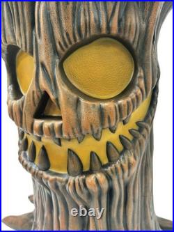 19.7 LED Haunted Stump Halloween Blow Mold Lighted Haunted Tall Outdoor Decor