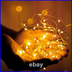 1-500X Waterproof Fairy String Lights Battery Operated 20 LED Mini Starry Lights